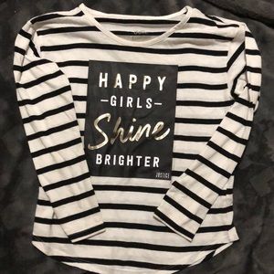 Justice long sleeve t-shirt